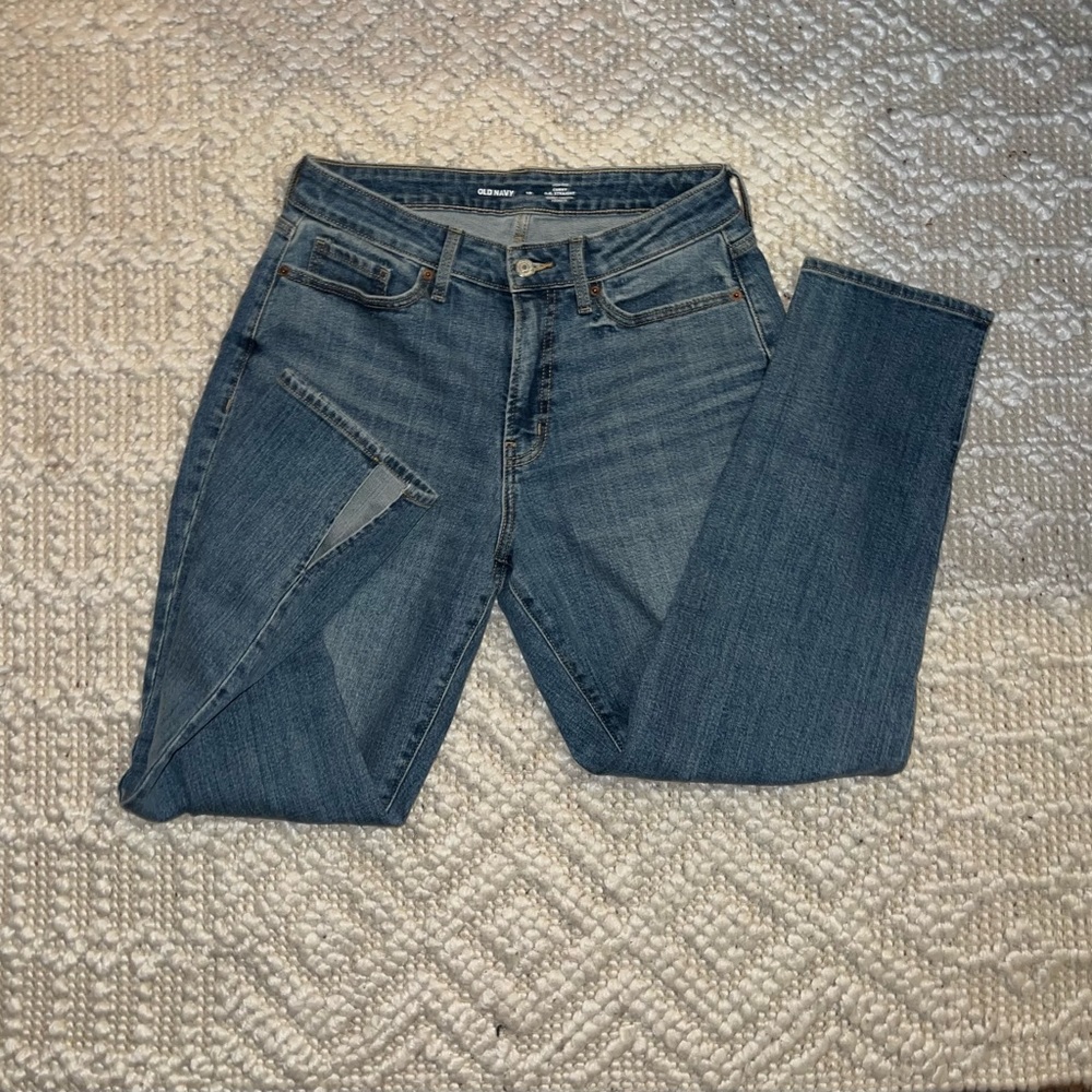 Curvy high-waisted OG straight jeans